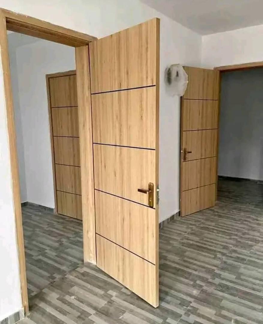 modern wooden door design installation