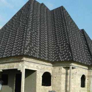 modern roofing installation project