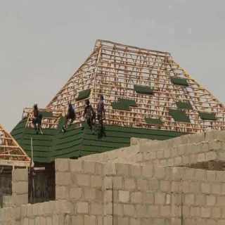 modern commercial roof installation