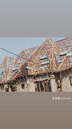 modern roofing system installation project