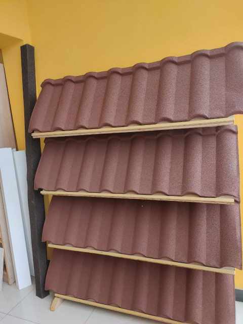 durable stone coated metal roofing tiles