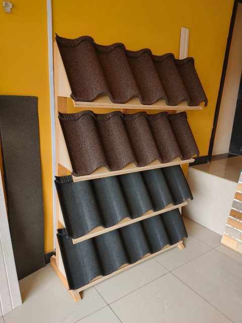 modern stone coated roofing system finish
