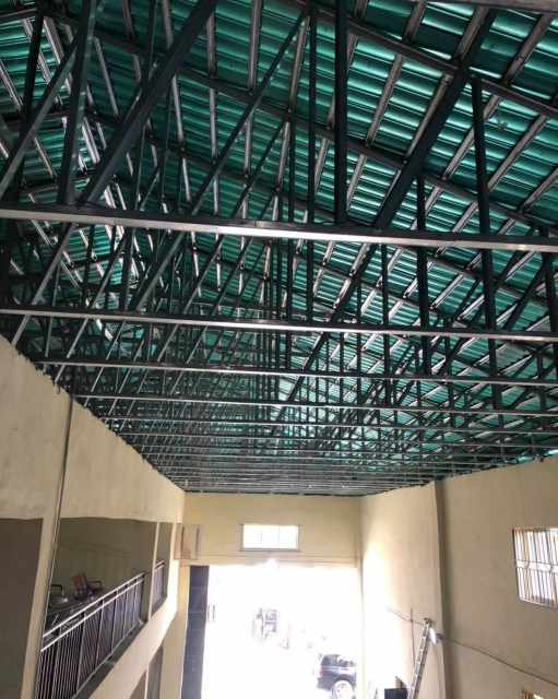 residential steel roof truss frame construction