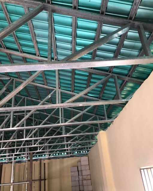 heavy duty steel roof truss system